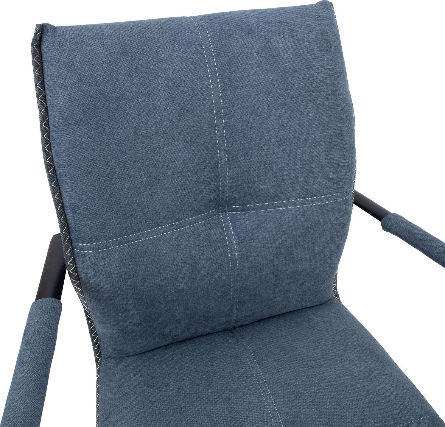 Kitchen Chair Bromley | size: Width: 59cm, Height: 89cm, Depth: 56cm | color: Blue | image: 5 | variant: 1000821