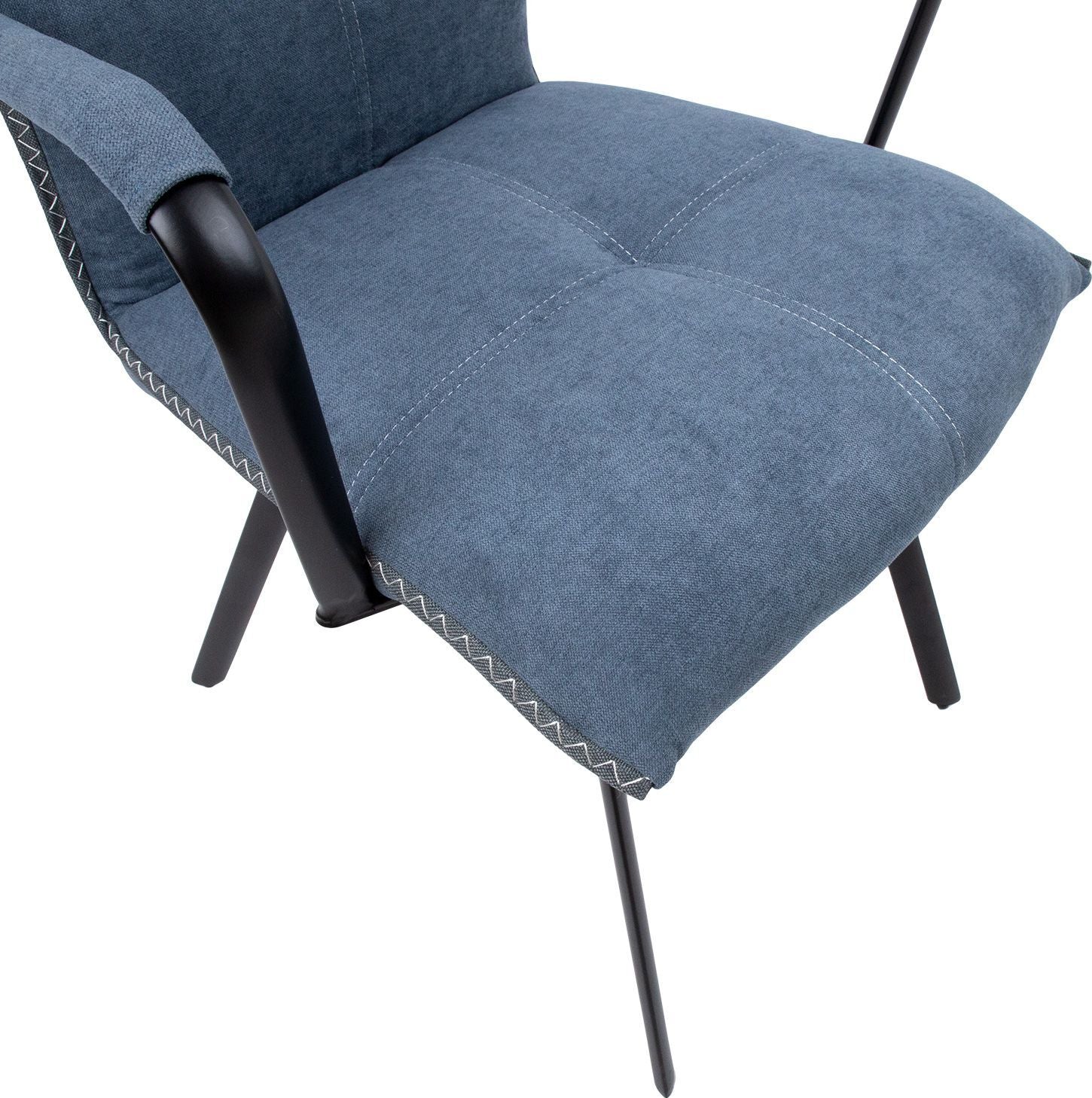 Kitchen Chair Bromley | size: Width: 59cm, Height: 89cm, Depth: 56cm | color: Blue | image: 6 | variant: 1000821
