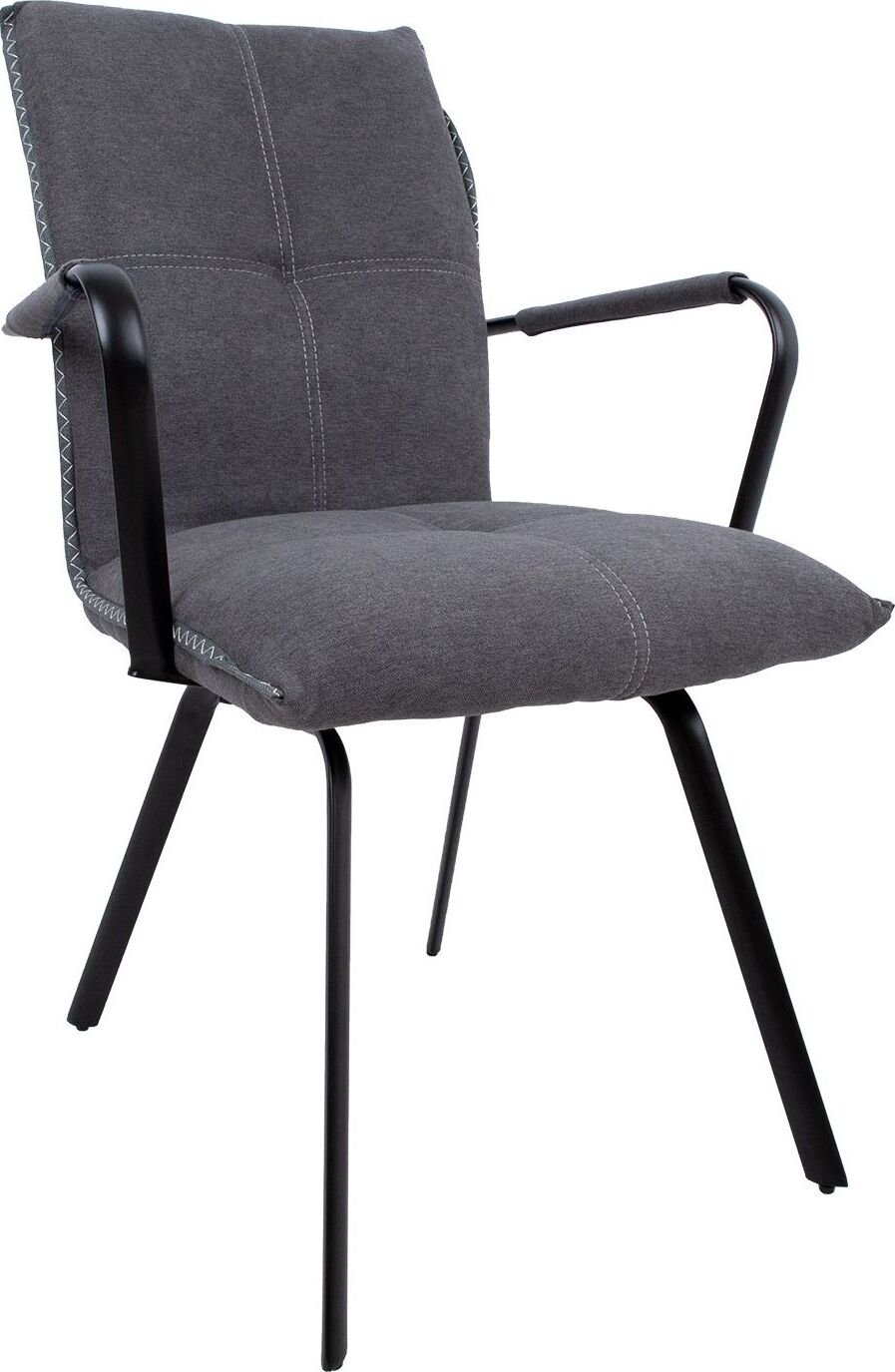Kitchen Chair Bromley | size: Width: 59cm, Height: 89cm, Depth: 56cm | color: Gray | image: 1 | variant: 1000820
