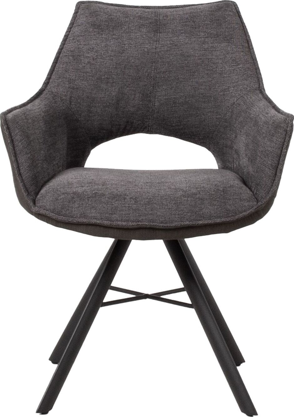 Kitchen Chair Bromley | size: Width: 60cm, Height: 81.5cm, Depth: 62cm | color: Gray | image: 2 | variant: 1000824
