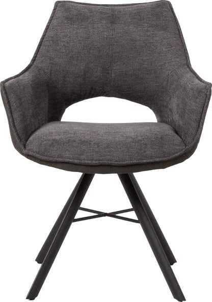 Kitchen Chair Bromley | size: Width: 60cm, Height: 81.5cm, Depth: 62cm | color: Gray | image: 2 | variant: 1000824