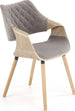 Kitchen Chair Brussels | size: Width: 56cm, Height: 77cm, Depth: 55cm | color: Gray | image: 1 | variant: 1002306
