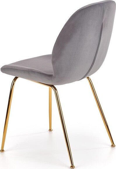 Kitchen Chair Bucharest | size: Width: 48cm, Height: 88cm, Depth: 58cm | color: Gray | image: 2 | variant: 1002288