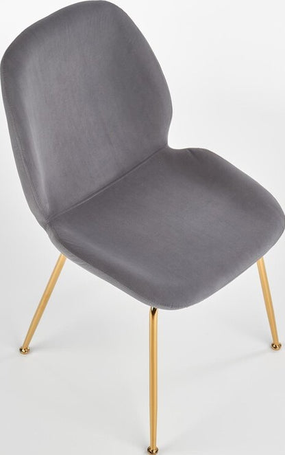 Kitchen Chair Bucharest | size: Width: 48cm, Height: 88cm, Depth: 58cm | color: Gray | image: 6 | variant: 1002288