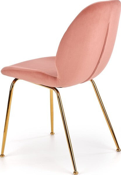 Kitchen Chair Bucharest | size: Width: 48cm, Height: 88cm, Depth: 58cm | color: Pink | image: 2 | variant: 1002289