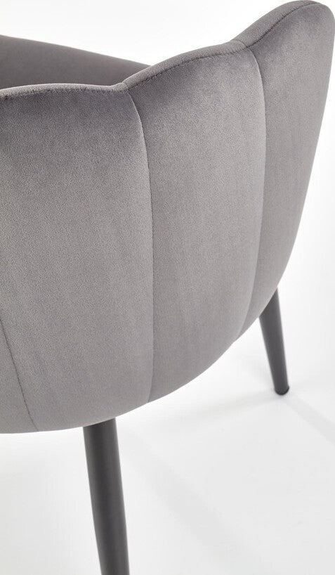 Kitchen Chair Budapest | size: Width: 60cm, Height: 84cm, Depth: 58cm | color: Gray | image: 4 | variant: 1002298