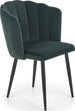 Kitchen Chair Budapest | size: Width: 60cm, Height: 84cm, Depth: 58cm | color: Green | image: 1 | variant: 1002299