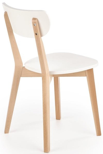 Kitchen Chair Buggi | size: Width: 45cm, Height: 84cm, Depth: 50cm | color: White | image: 3 | variant: 1011449