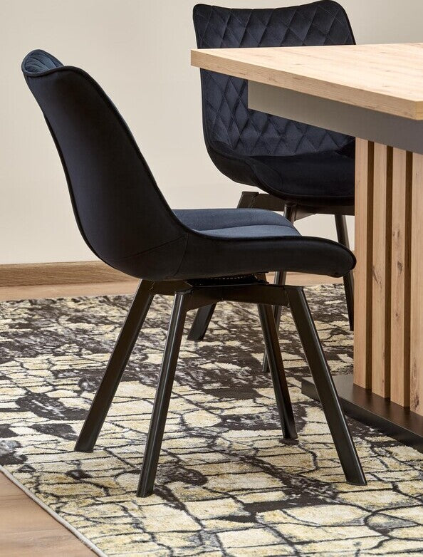 Kitchen Chair Burgos | size: Width: 45cm, Height: 80cm, Depth: 63cm | color: Black | image: 4 | variant: 1002526