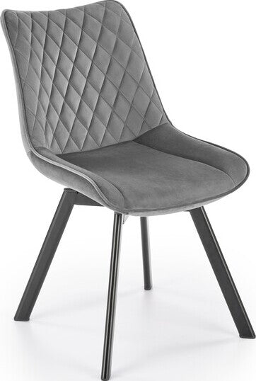 Kitchen Chair Burgos | size: Width: 45cm, Height: 80cm, Depth: 63cm | color: Gray | image: 1 | variant: 1002524