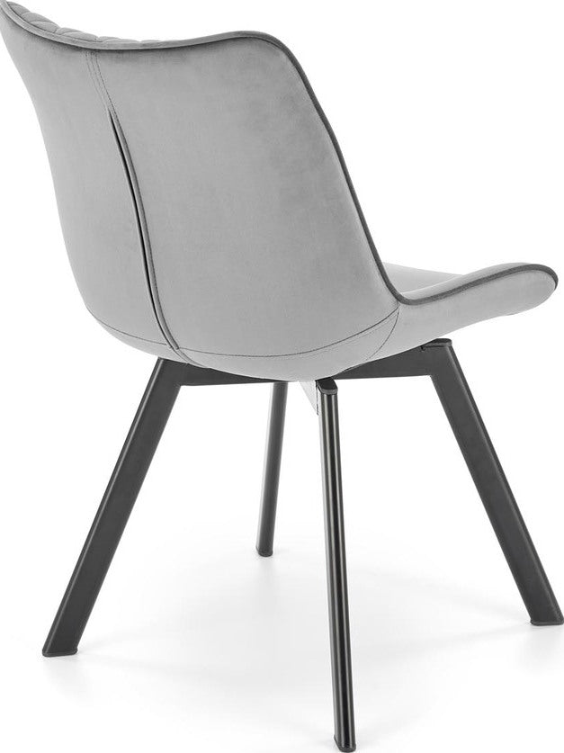 Kitchen Chair Burgos | size: Width: 45cm, Height: 80cm, Depth: 63cm | color: Gray | image: 2 | variant: 1002524