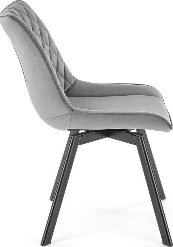Kitchen Chair Burgos | size: Width: 45cm, Height: 80cm, Depth: 63cm | color: Gray | image: 3 | variant: 1002524