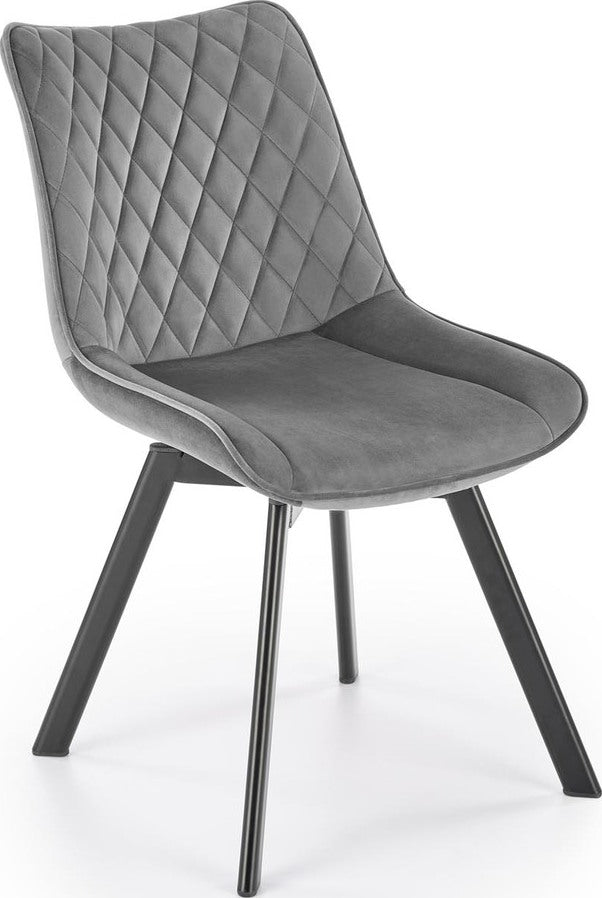 Kitchen Chair Burgos | size: Width: 45cm, Height: 80cm, Depth: 63cm | color: Gray | image: 4 | variant: 1002524