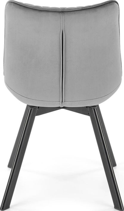 Kitchen Chair Burgos | size: Width: 45cm, Height: 80cm, Depth: 63cm | color: Gray | image: 6 | variant: 1002524