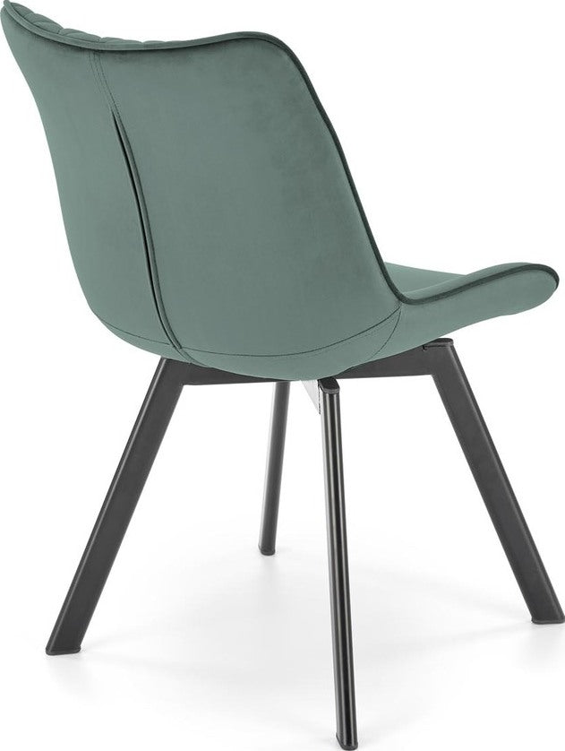 Kitchen Chair Burgos | size: Width: 45cm, Height: 80cm, Depth: 63cm | color: Green | image: 2 | variant: 1002525