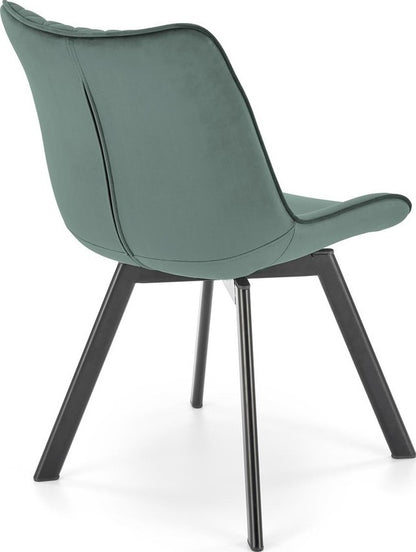 Kitchen Chair Burgos | size: Width: 45cm, Height: 80cm, Depth: 63cm | color: Green | image: 2 | variant: 1002525