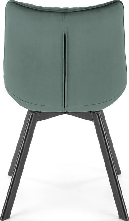 Kitchen Chair Burgos | size: Width: 45cm, Height: 80cm, Depth: 63cm | color: Green | image: 6 | variant: 1002525