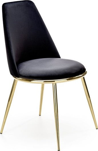 Kitchen Chair Cairo | size: Width: 49cm, Height: 84cm, Depth: 54cm | color: Black | image: 0 | variant: 1002426