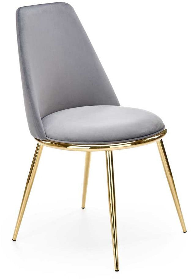 Kitchen Chair Cairo | size: Width: 49cm, Height: 84cm, Depth: 54cm | color: Gray | image: 0 | variant: 1002429