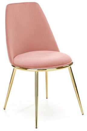 Kitchen Chair Cairo | size: Width: 49cm, Height: 84cm, Depth: 54cm | color: Pink | image: 1 | variant: 1002427
