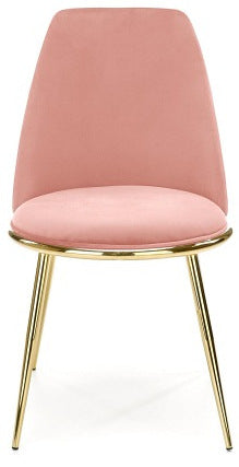 Kitchen Chair Cairo | size: Width: 49cm, Height: 84cm, Depth: 54cm | color: Pink | image: 2 | variant: 1002427