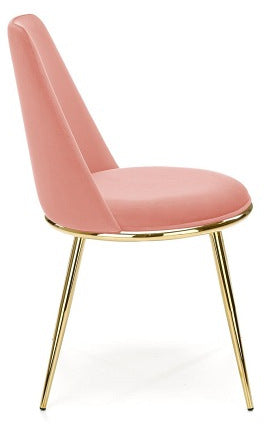 Kitchen Chair Cairo | size: Width: 49cm, Height: 84cm, Depth: 54cm | color: Pink | image: 3 | variant: 1002427