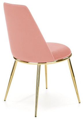 Kitchen Chair Cairo | size: Width: 49cm, Height: 84cm, Depth: 54cm | color: Pink | image: 4 | variant: 1002427
