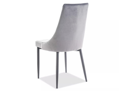 Kitchen Chair Calcutta | size: Width: 49cm, Height: 89cm, Depth: 47cm | color: Gray | image: 1 | variant: 1003747