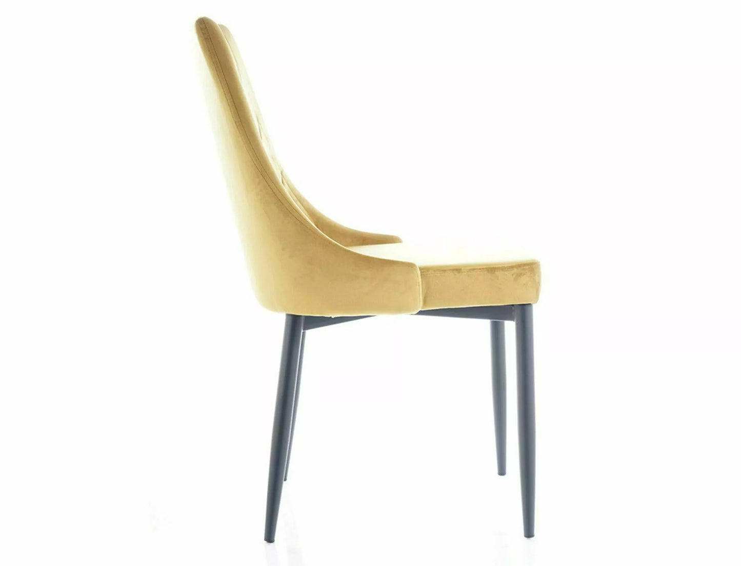 Kitchen Chair Calcutta | size: Width: 49cm, Height: 89cm, Depth: 47cm | color: Yellow | image: 1 | variant: 1003746