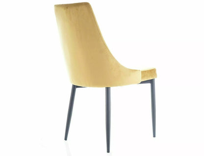 Kitchen Chair Calcutta | size: Width: 49cm, Height: 89cm, Depth: 47cm | color: Yellow | image: 2 | variant: 1003746