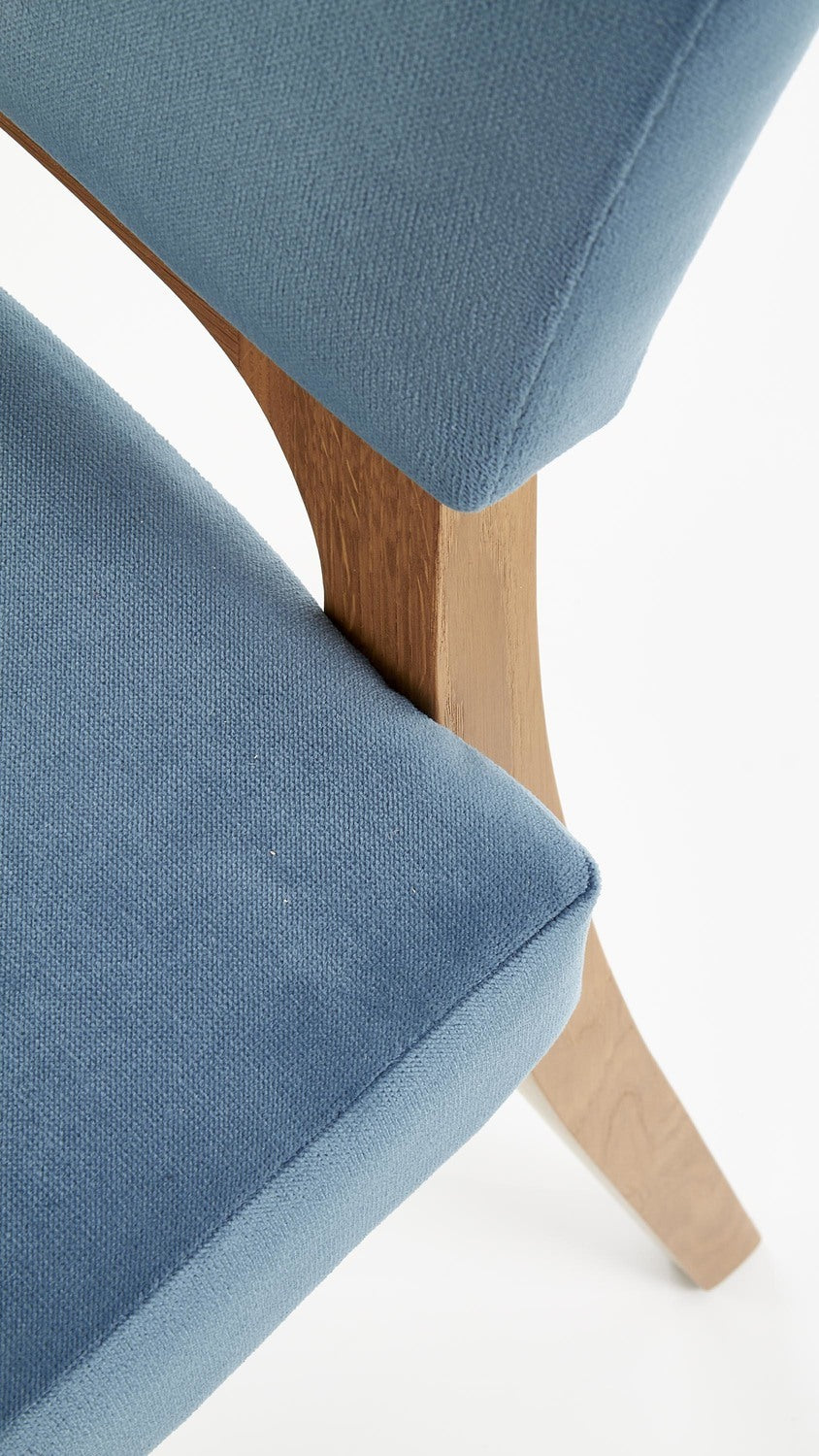 Kitchen Chair Calgary | size: Width: 43cm, Height: 91cm, Depth: 56cm | color: Blue | image: 5 | variant: 1006999