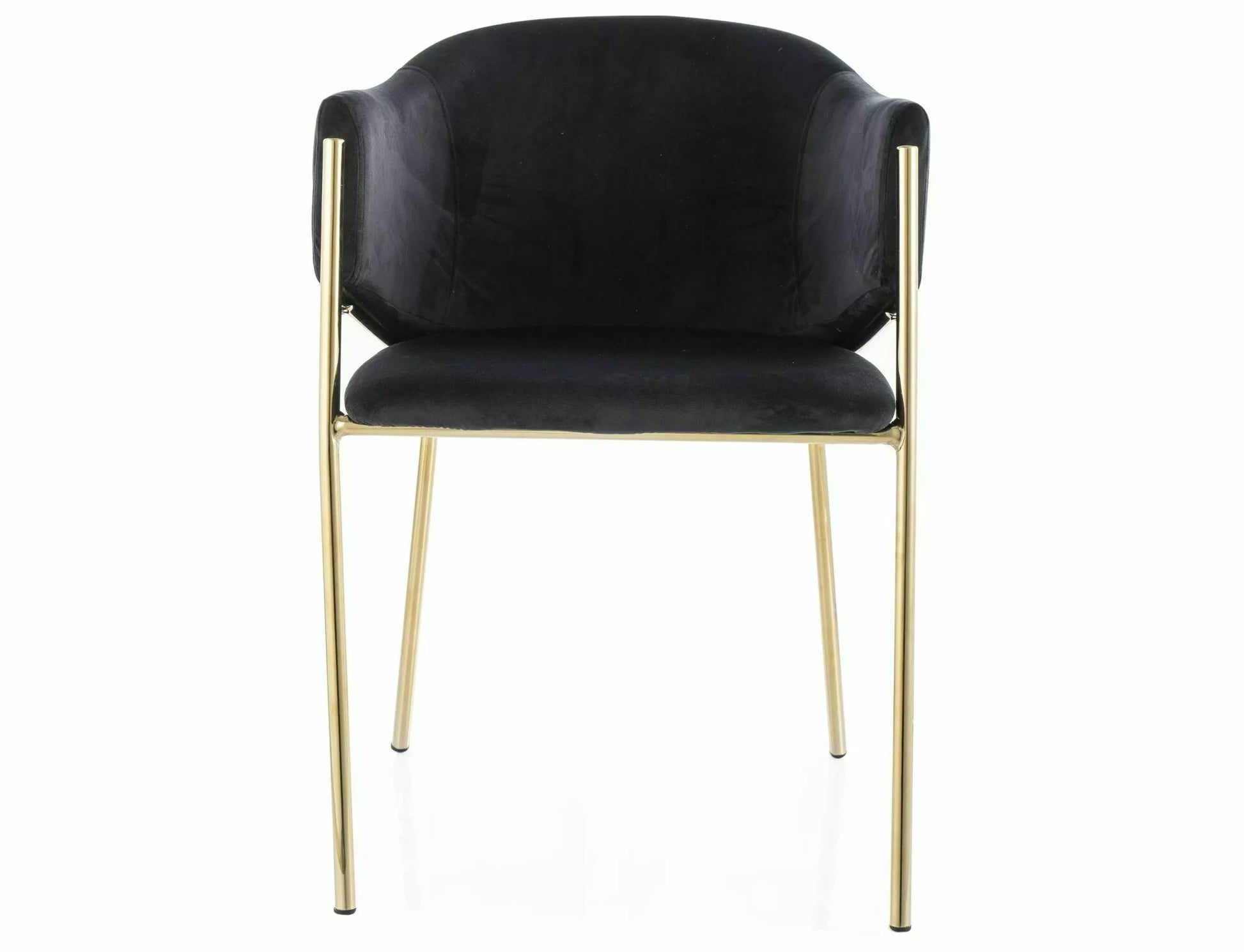 Kitchen Chair Canberra | size: Width: 55cm, Height: 77cm, Depth: 44cm | color: Black | image: 1 | variant: 1007928