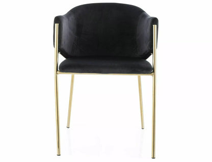 Kitchen Chair Canberra | size: Width: 55cm, Height: 77cm, Depth: 44cm | color: Black | image: 1 | variant: 1007928