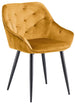 Kitchen Chair Casablanca | size: Width: 56cm, Height: 81cm, Depth: 65cm | color: Yellow | image: 1 | variant: 1002444