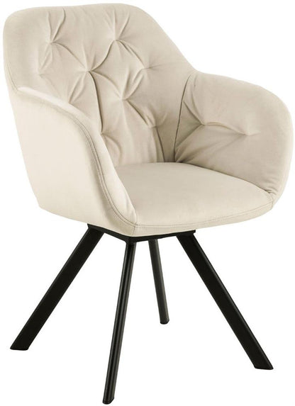 Kitchen Chair Chatham | size: Width: 57.5cm, Height: 81.5cm, Depth: 61.5cm | color: Beige | image: 1 | variant: 1000866