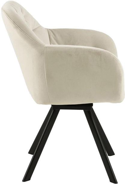 Kitchen Chair Chatham | size: Width: 57.5cm, Height: 81.5cm, Depth: 61.5cm | color: Beige | image: 2 | variant: 1000866