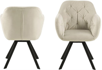 Kitchen Chair Chatham | size: Width: 57.5cm, Height: 81.5cm, Depth: 61.5cm | color: Beige | image: 3 | variant: 1000866