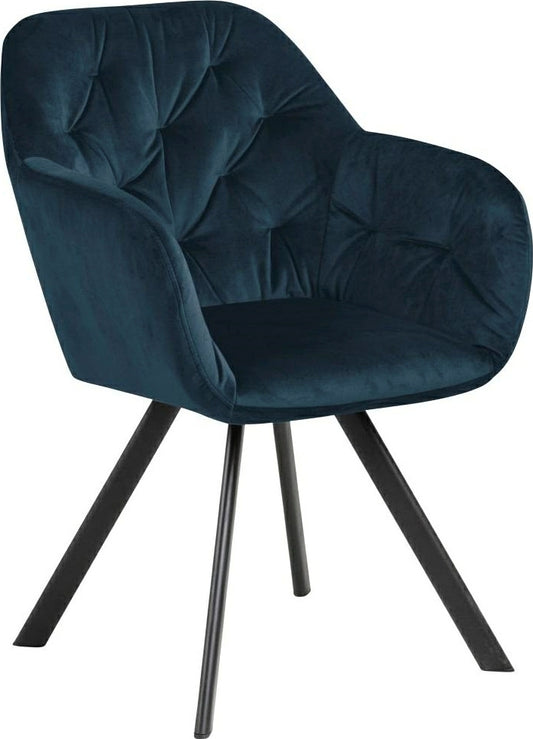 Kitchen Chair Chatham | size: Width: 57.5cm, Height: 81.5cm, Depth: 61.5cm | color: Blue | image: 1 | variant: 1000863