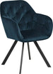 Kitchen Chair Chatham | size: Width: 57.5cm, Height: 81.5cm, Depth: 61.5cm | color: Blue | image: 1 | variant: 1000863