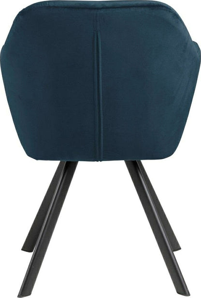 Kitchen Chair Chatham | size: Width: 57.5cm, Height: 81.5cm, Depth: 61.5cm | color: Blue | image: 4 | variant: 1000863