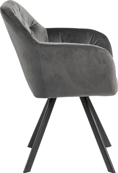 Kitchen Chair Chatham | size: Width: 57.5cm, Height: 81.5cm, Depth: 61.5cm | color: Gray | image: 2 | variant: 1000864