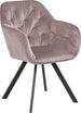 Kitchen Chair Chatham | size: Width: 57.5cm, Height: 81.5cm, Depth: 61.5cm | color: Pink | image: 1 | variant: 1000865