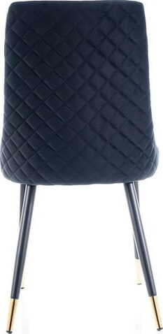 Kitchen Chair Chester | size: Width: 47cm, Height: 93cm, Depth: 44cm | color: Black | image: 2 | variant: 1003714
