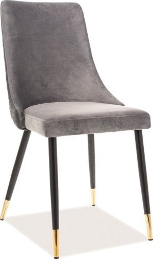 Kitchen Chair Chester | size: Width: 47cm, Height: 93cm, Depth: 44cm | color: Gray | image: 1 | variant: 1003712