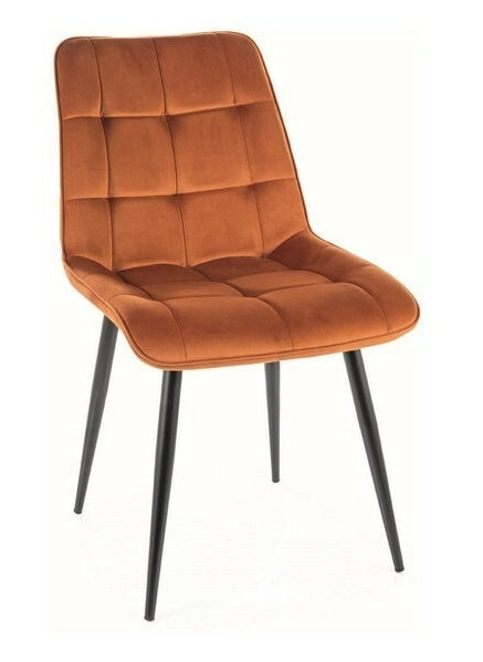 Kitchen Chair Chic 4 | size: Width: 50cm, Height: 88cm, Depth: 43cm | color: Orange | image: 0 | variant: 1017797