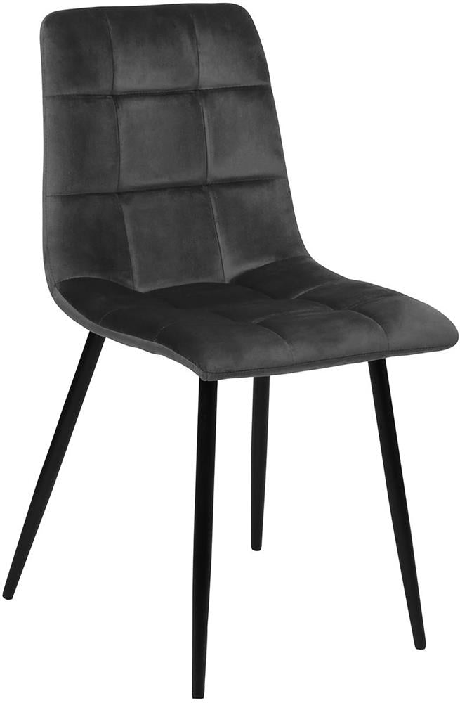Kitchen Chair Chilli | size: Width: 46cm, Height: 89cm, Depth: 55cm | color: Gray | image: 1 | variant: 1003551