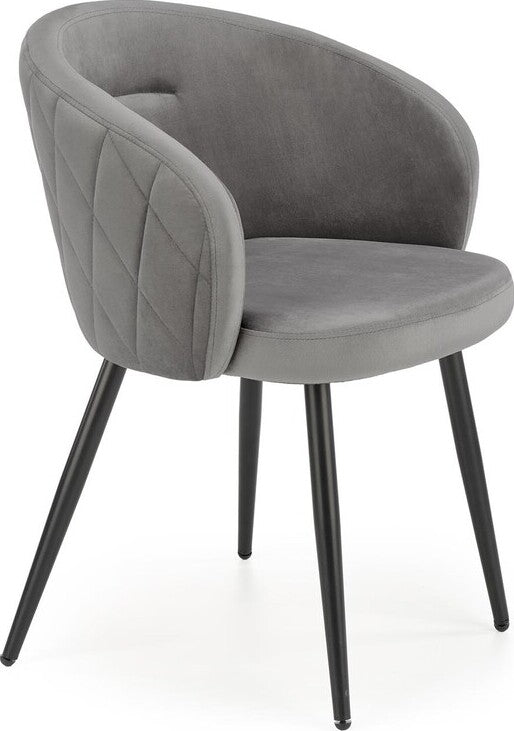 Kitchen Chair Chisinau | size: Width: 61cm, Height: 77cm, Depth: 54cm | color: Gray | image: 1 | variant: 1002359