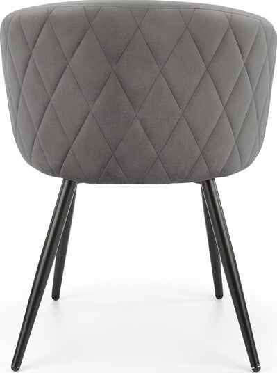 Kitchen Chair Chisinau | size: Width: 61cm, Height: 77cm, Depth: 54cm | color: Gray | image: 2 | variant: 1002359
