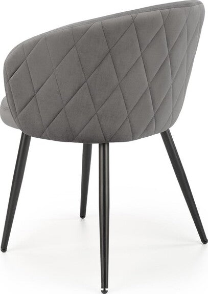 Kitchen Chair Chisinau | size: Width: 61cm, Height: 77cm, Depth: 54cm | color: Gray | image: 3 | variant: 1002359