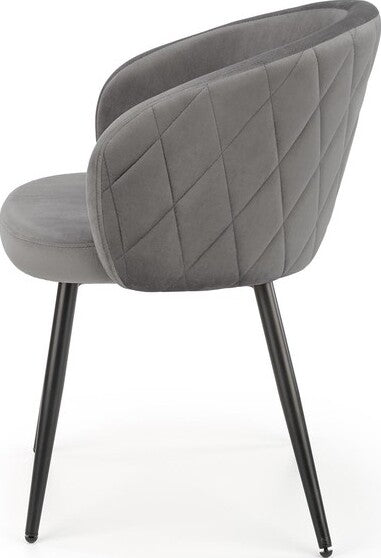 Kitchen Chair Chisinau | size: Width: 61cm, Height: 77cm, Depth: 54cm | color: Gray | image: 4 | variant: 1002359